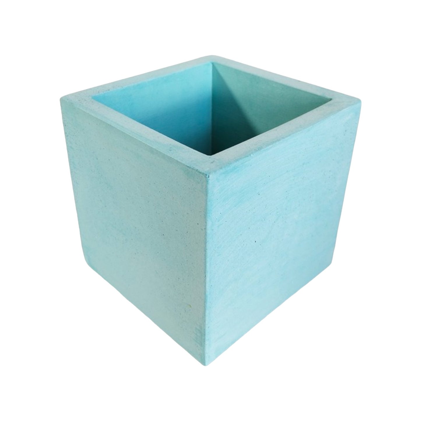 Matera Eloisa Petty en cemento 10x10 cm Aguamarina