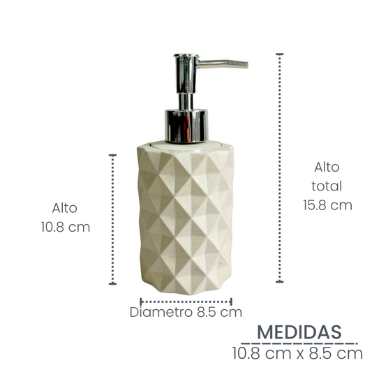 Dispensador Baño Ela en cemento Arena