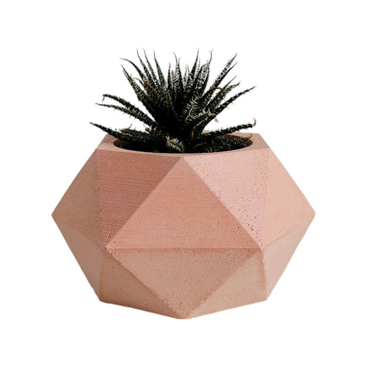 Matera Adara Petty en cemento 6.5x7x11 cm Palo de rosa