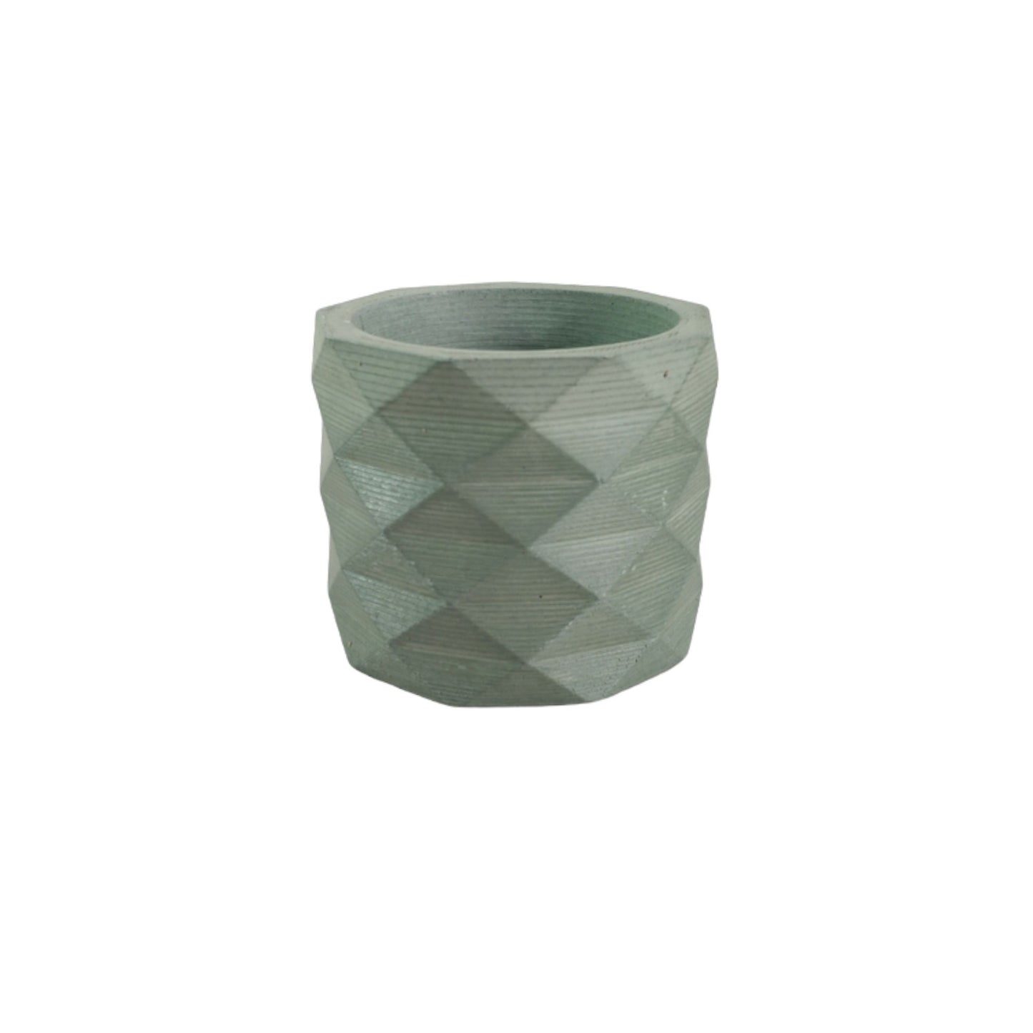 Matera Lira de Cemento 6x6.5 cm Verde Oliva