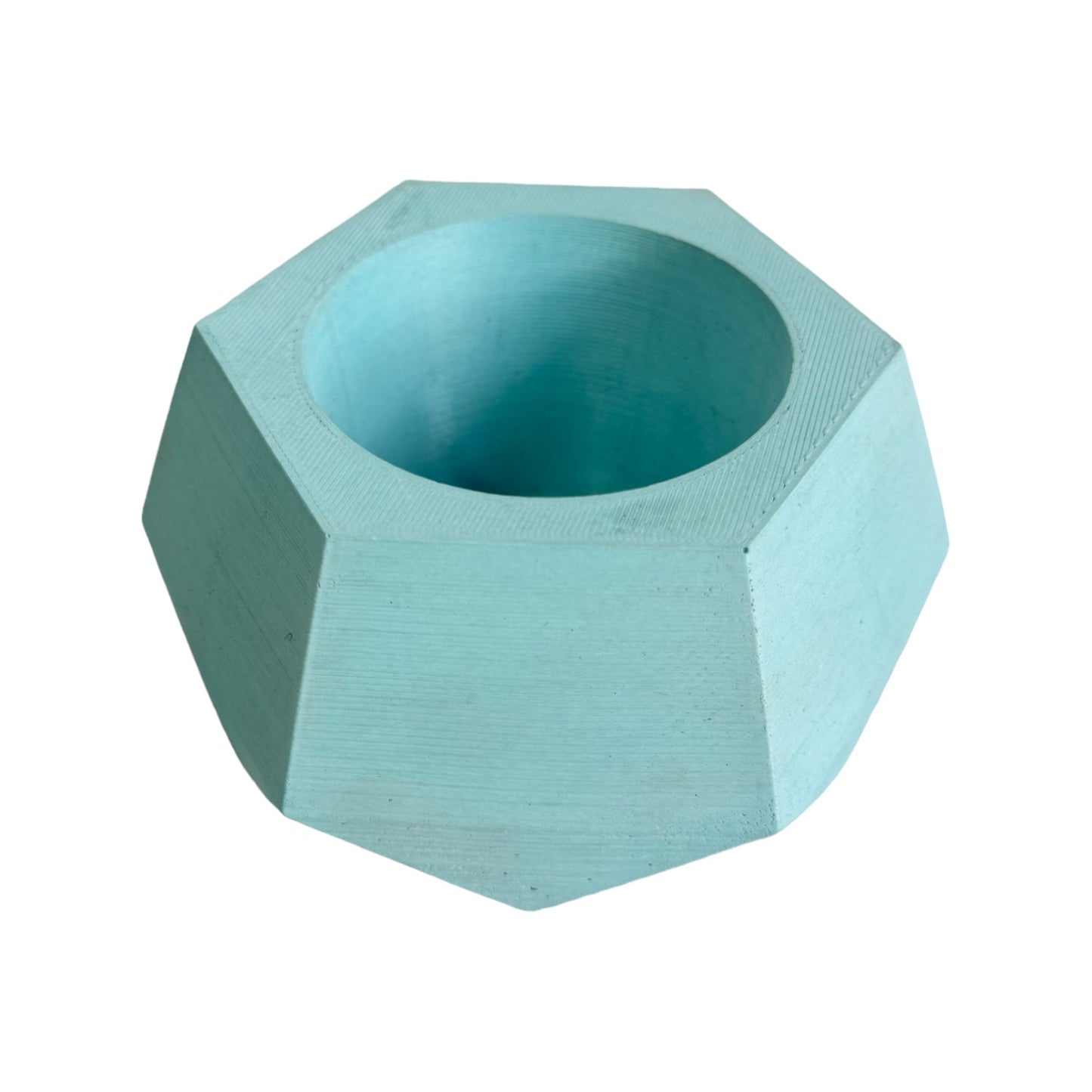 Matera Jade de cemento 10x6.5x14 cm Aguamarina