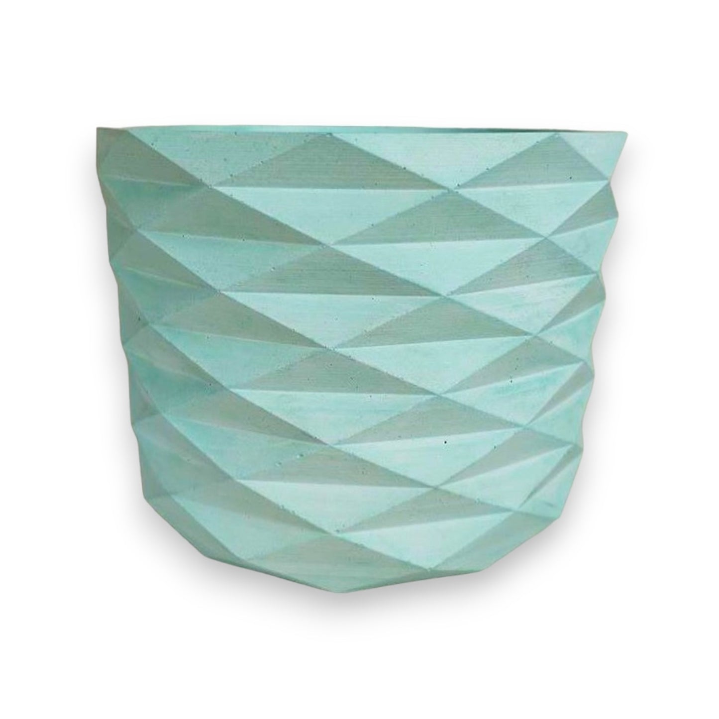 Matera Carlota Petty de Cemento 12.5x15 cm Aguamarina