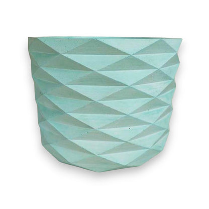Matera Carlota Petty de Cemento 12.5x15 cm Aguamarina