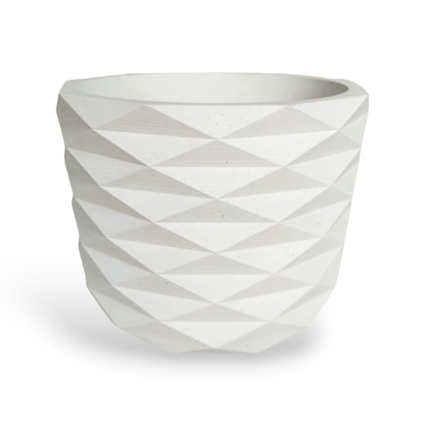 Matera Carlota Petty de Cemento 12.5x15 cm Blanco