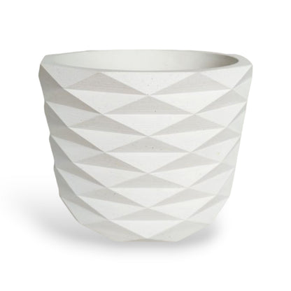 Matera Carlota Petty de Cemento 12.5x15 cm Blanco