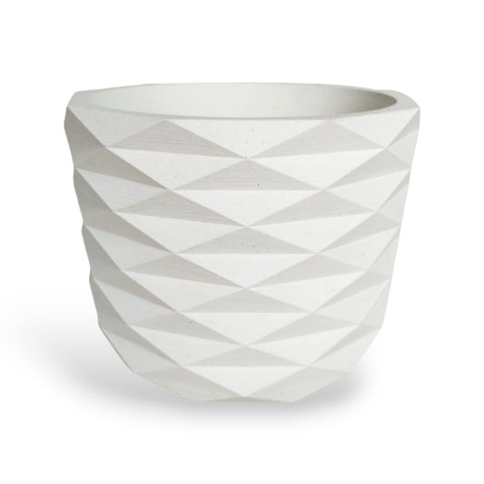 Matera Carlota Petty de Cemento 12.5x15 cm Blanco