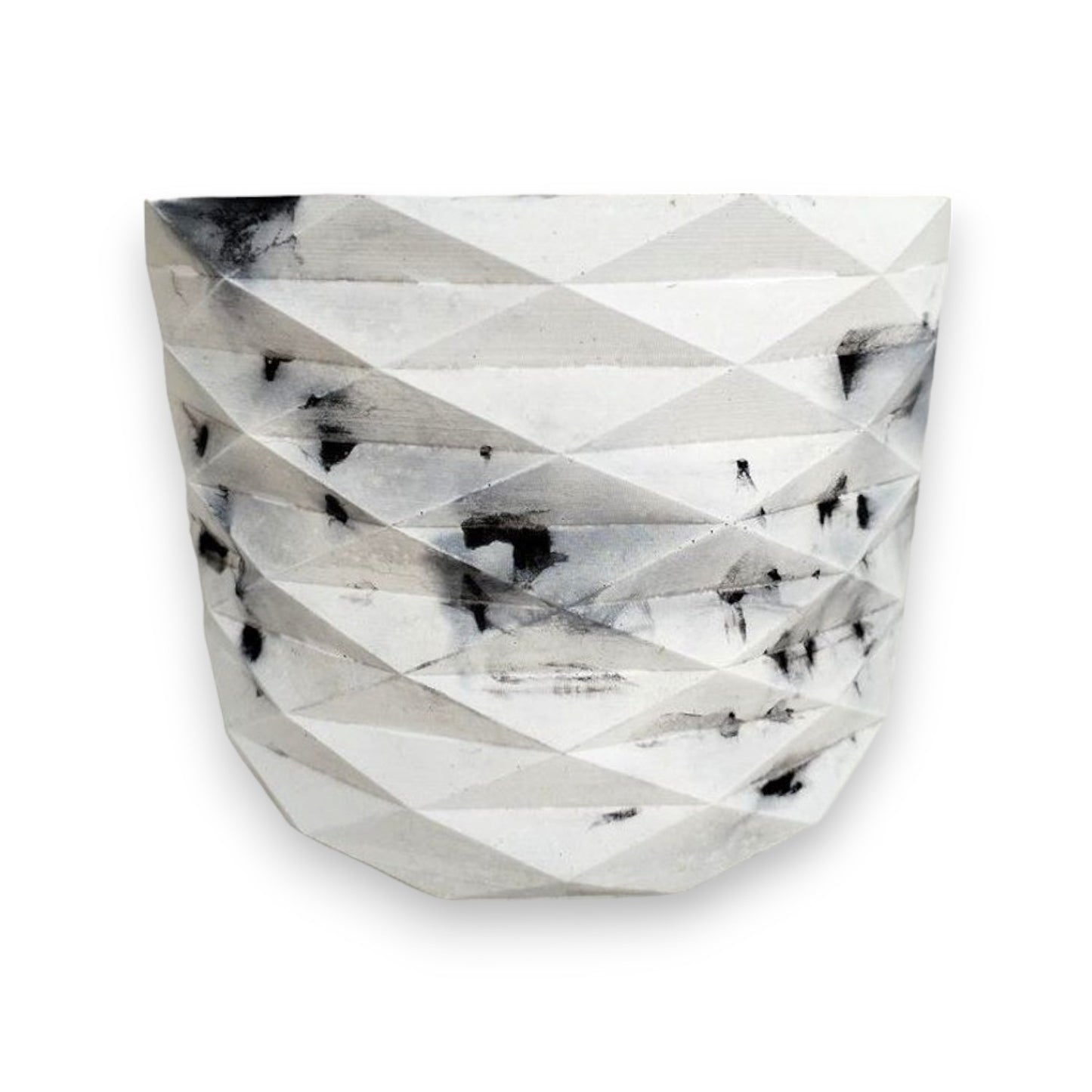 Matera Carlota Petty de Cemento 12.5x15 cm Marmól Negro