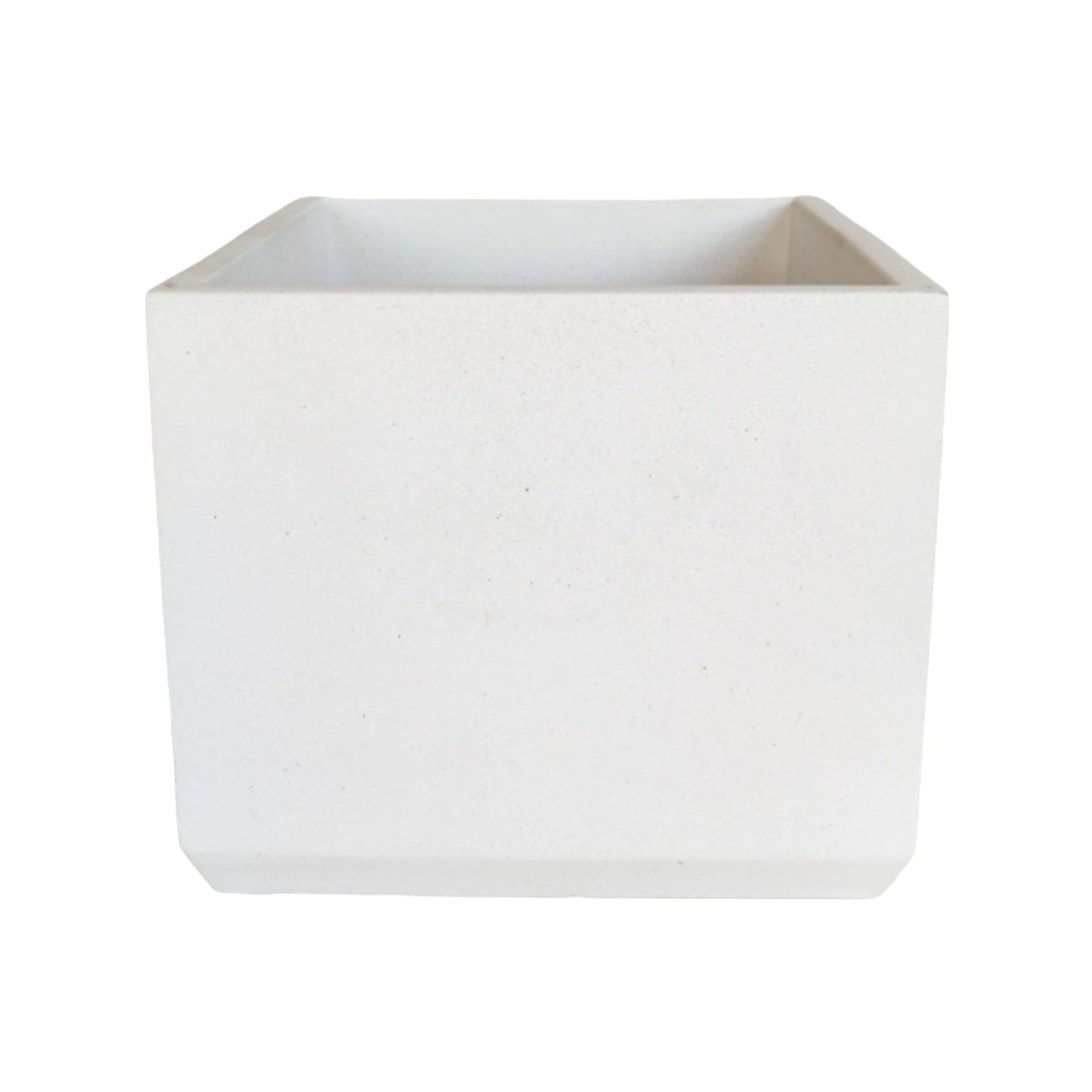 Matera Eloisa en cemento 15x15 cm Blanco
