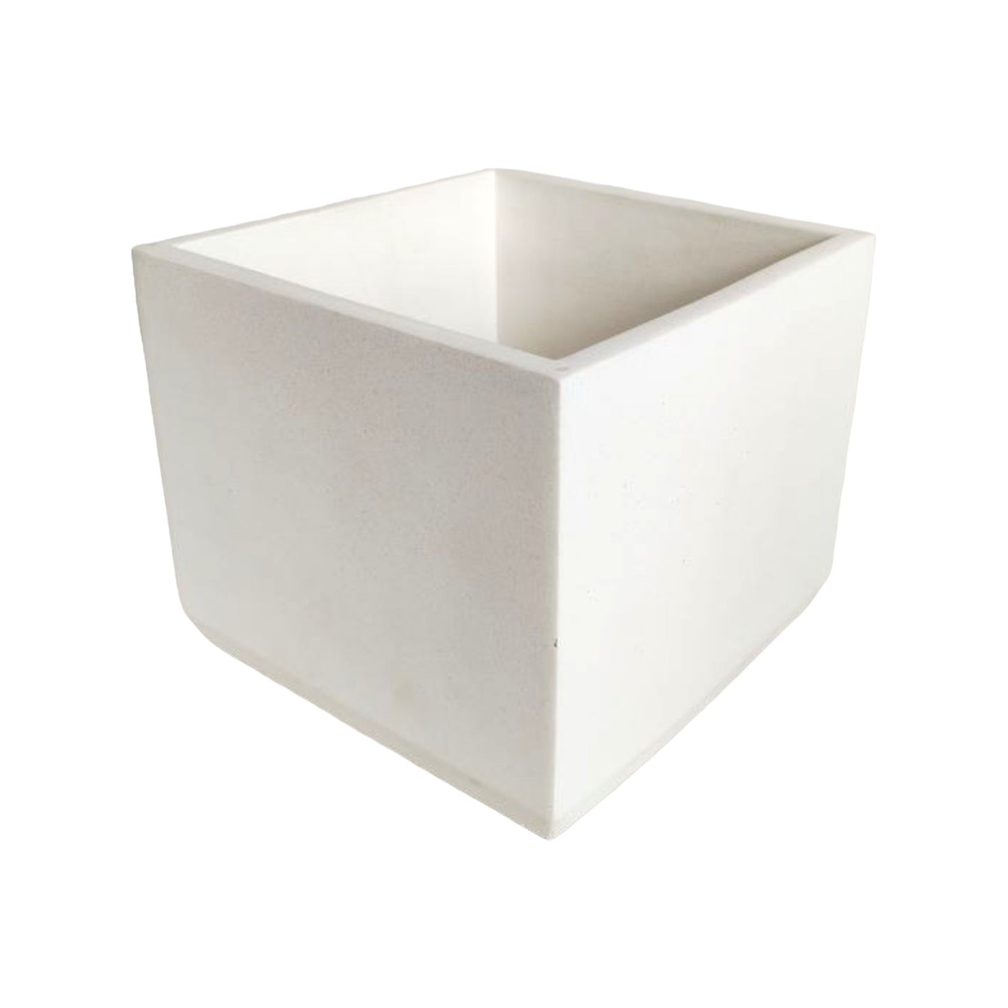 Matera Eloisa en cemento 15x15 cm Blanco