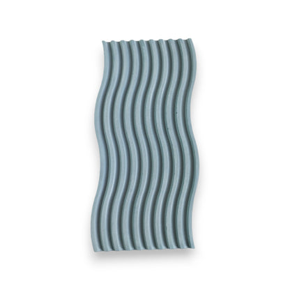 Bandeja Olas de Cemento 2x25x11.5 cm Azul Petróleo