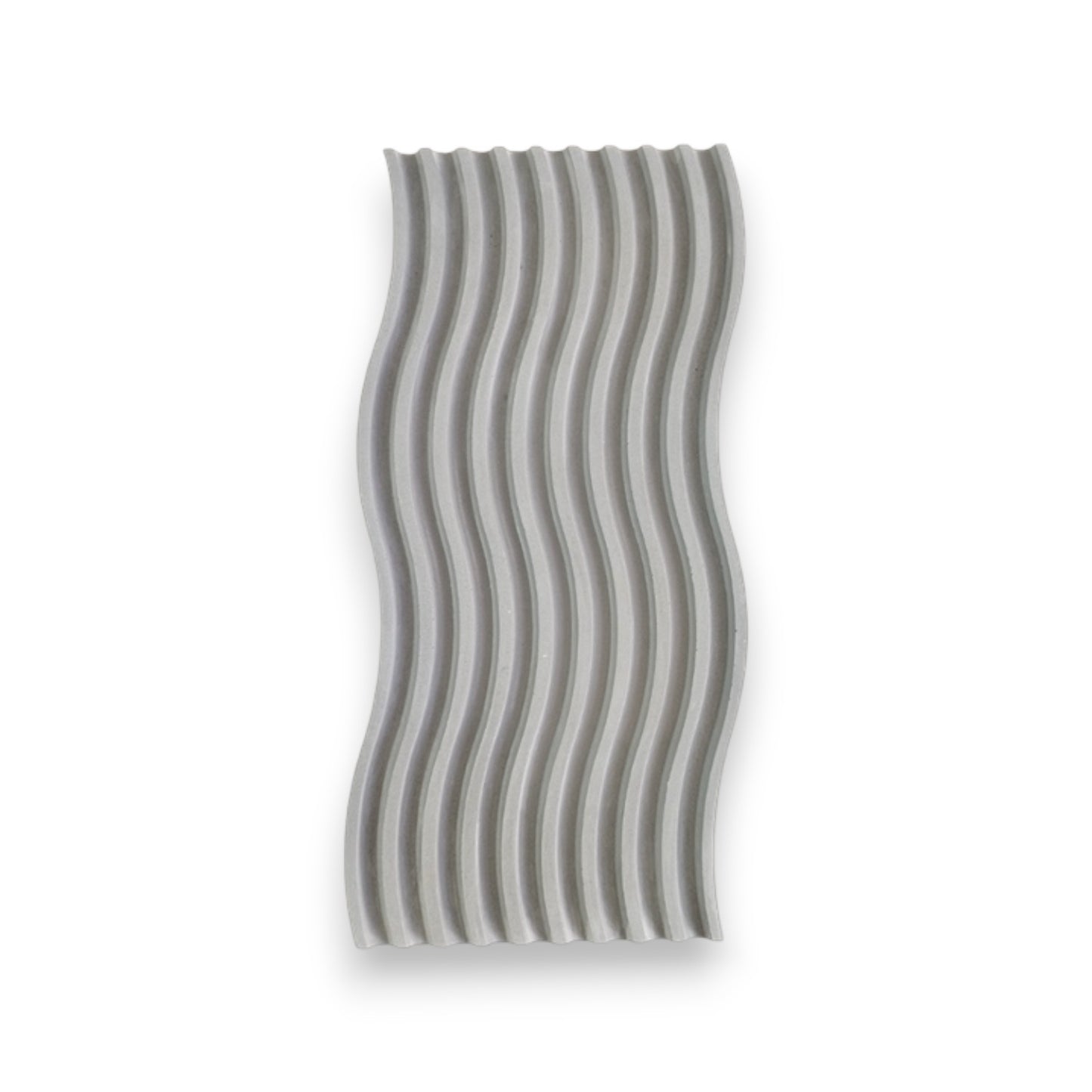 Bandeja Olas de Cemento 2x25x11.5 cm Gris