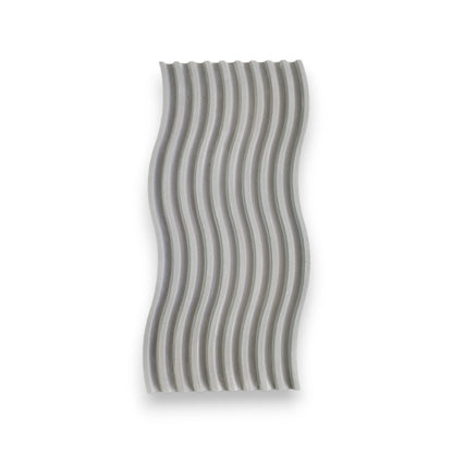 Bandeja Olas de Cemento 2x25x11.5 cm Gris
