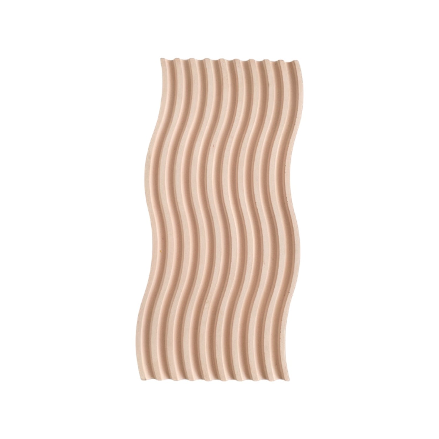 Bandeja Olas de Cemento 2x25x11.5 cm Nude