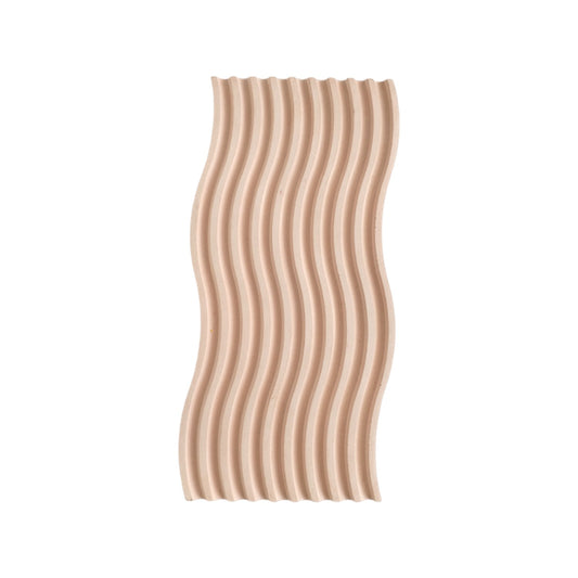 Bandeja Olas de Cemento 2x25x11.5 cm Nude