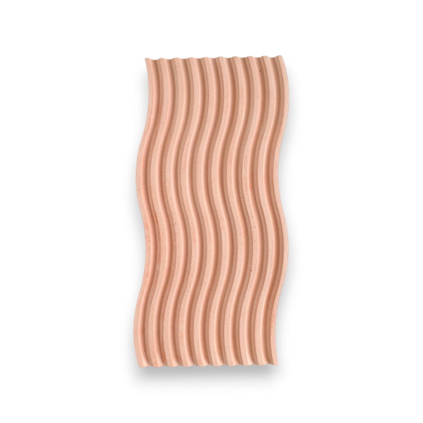 Bandeja Olas de Cemento 2x25x11.5 cm Palo de Rosa