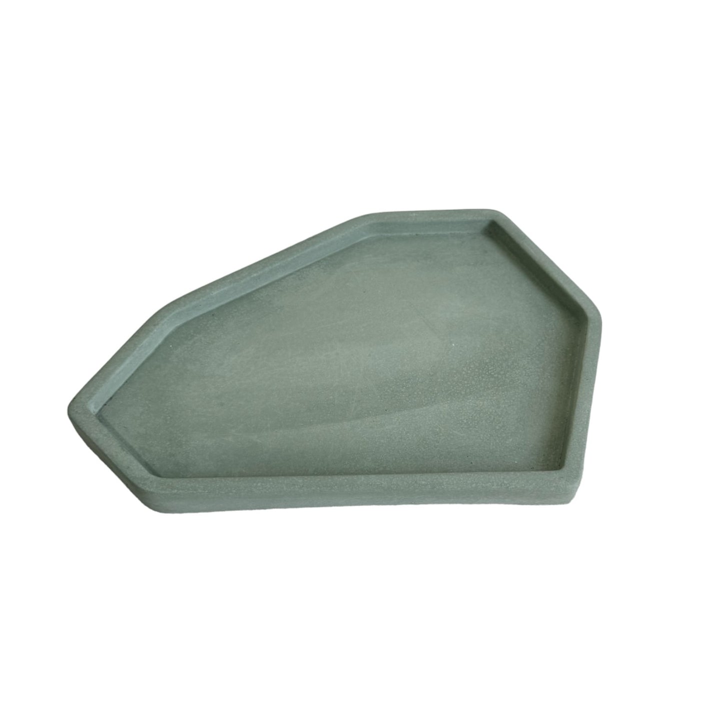 Plato Lea de cemento 22x15x2cm OLiva