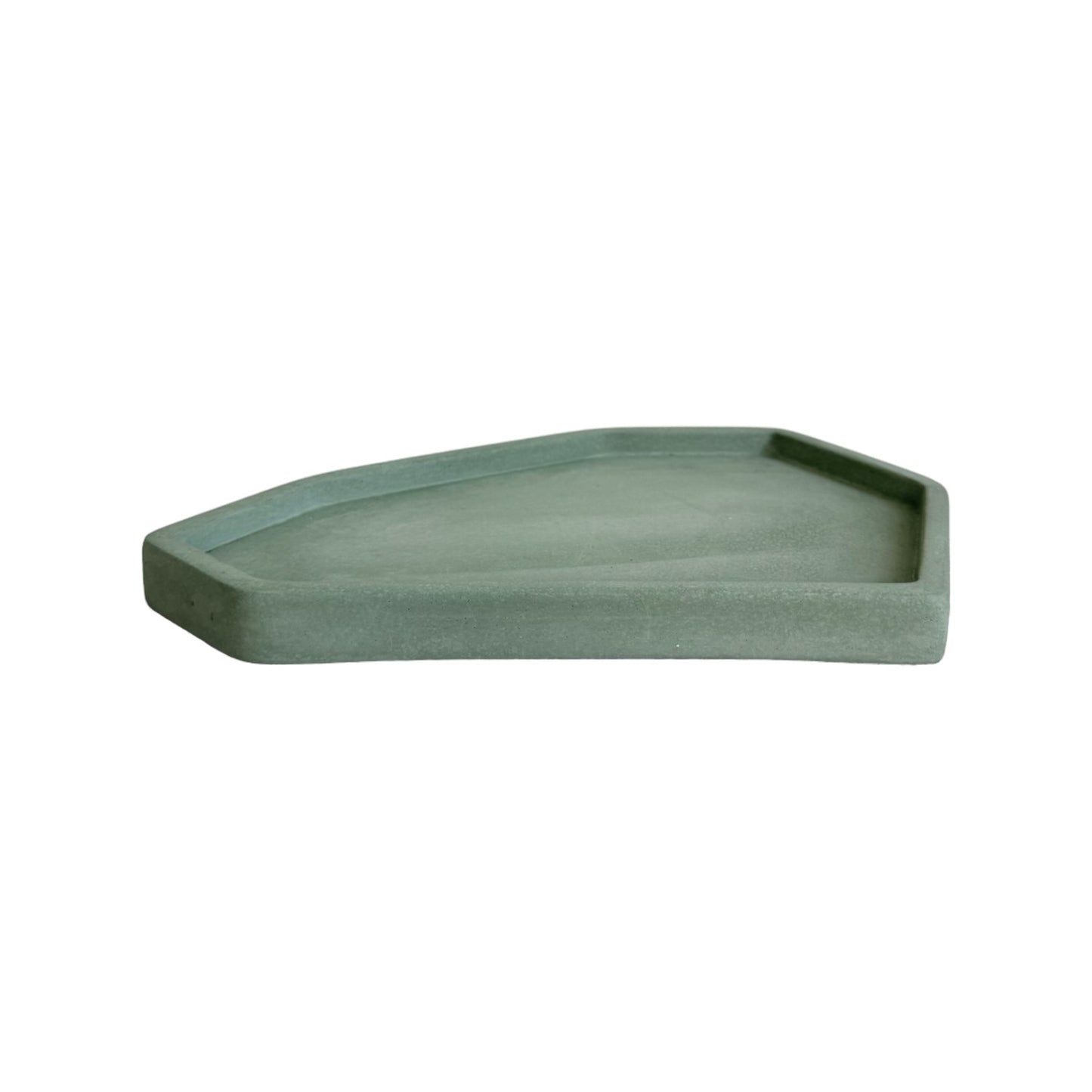 Plato Lea de cemento 22x15x2cm OLiva