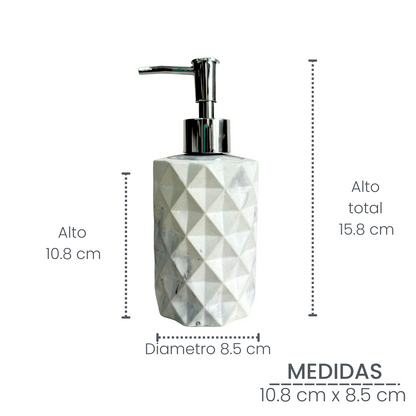 Dispensador Baño Ela en cemento Mármol negro