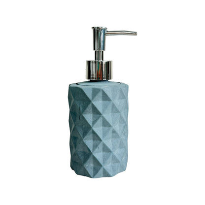 Dispensador Baño Ela en cemento Azul Petróleo