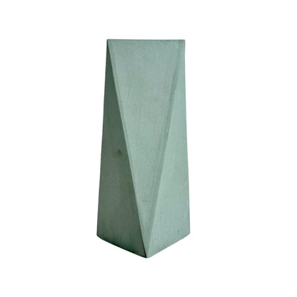 Jarrón Alice de Cemento 20x7 cm Verde Oliva