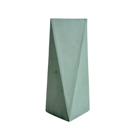 Jarrón Alice de Cemento 20x7 cm Verde Oliva