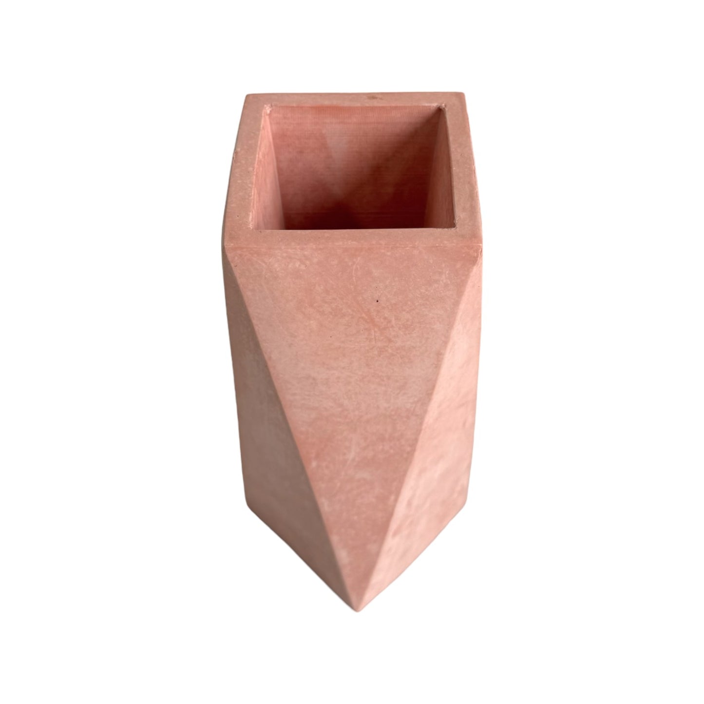 Jarrón Alice en cemento 20x7 cm Palo de rosa