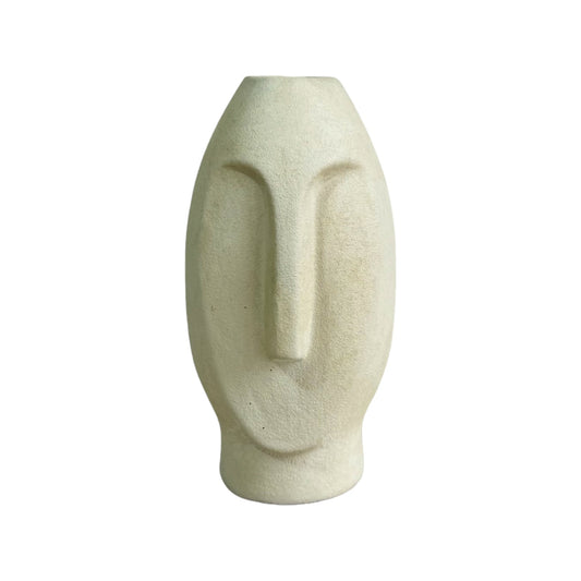 Jarrón Stonge de cemento 18x8x5 cm Arena