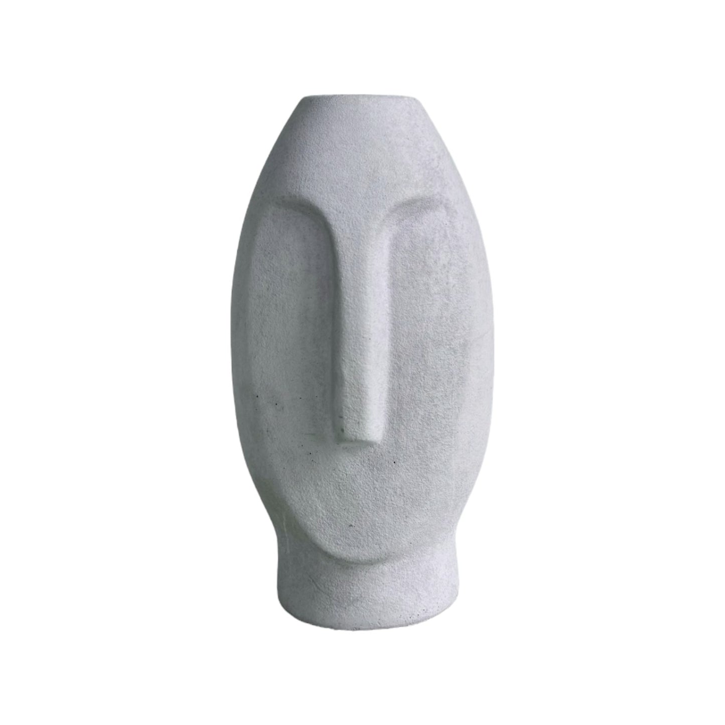 Jarrón Stonge de cemento 18x8x5 cm Gris