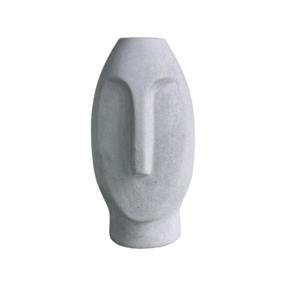 Jarrón Stonge de cemento 18x8x5 cm Gris