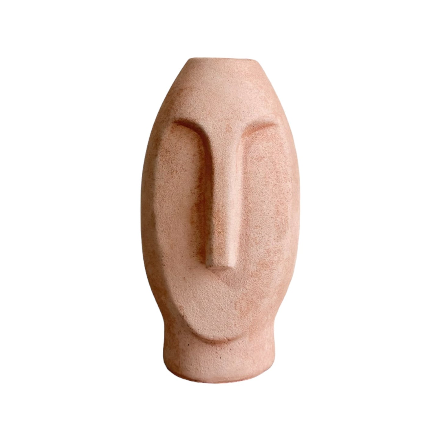 Jarrón Stonge de cemento 18x8x5 cm Palo de rosa
