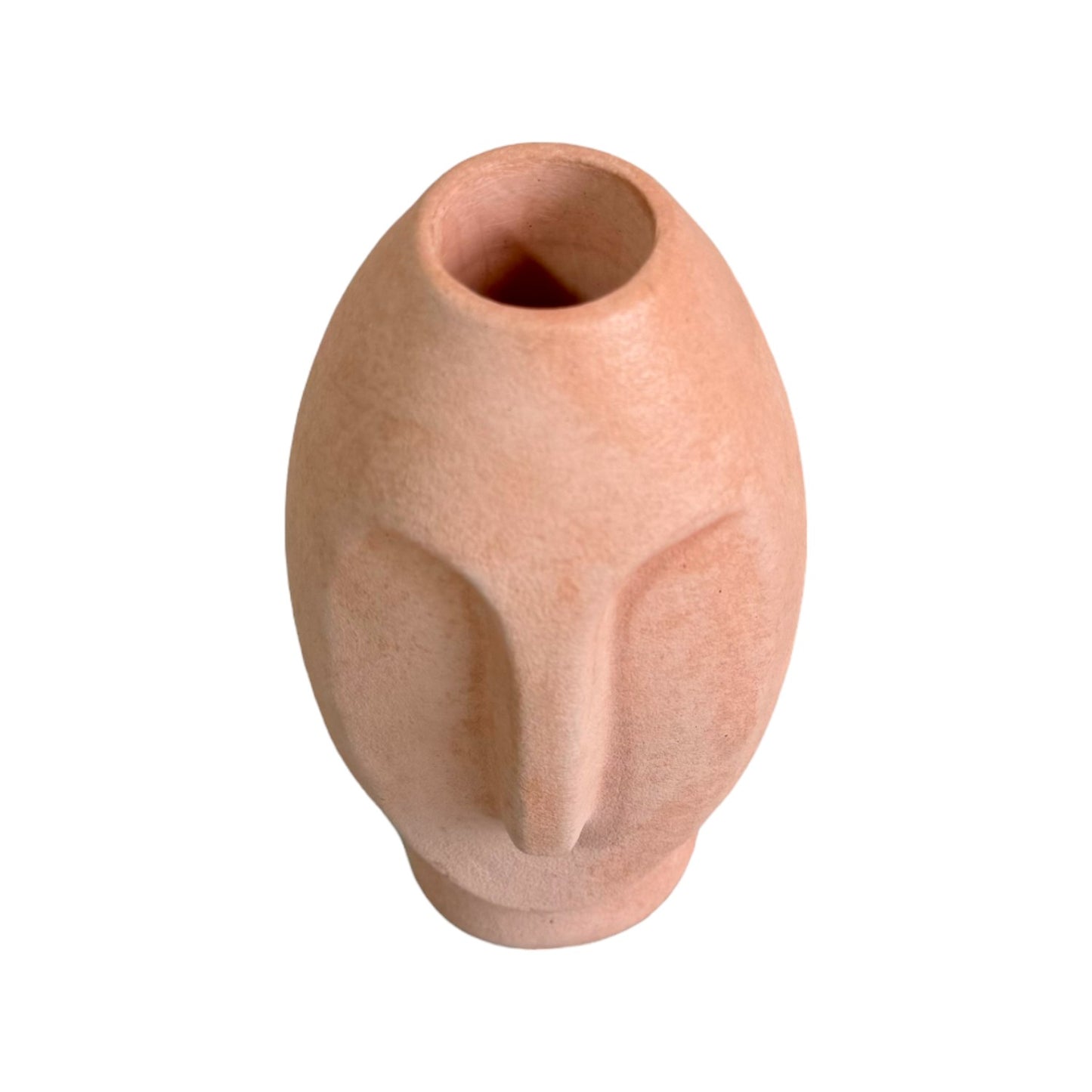 Jarrón Stonge de cemento 18x8x5 cm Palo de rosa