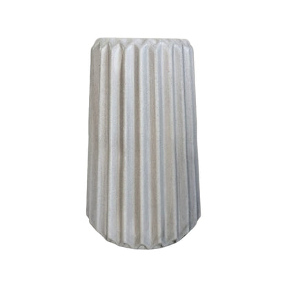 Florero Adamaris en cemento 15x7 cm Gris