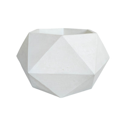 Matera Adara en cemento 10.5x11x18 cm Blanco