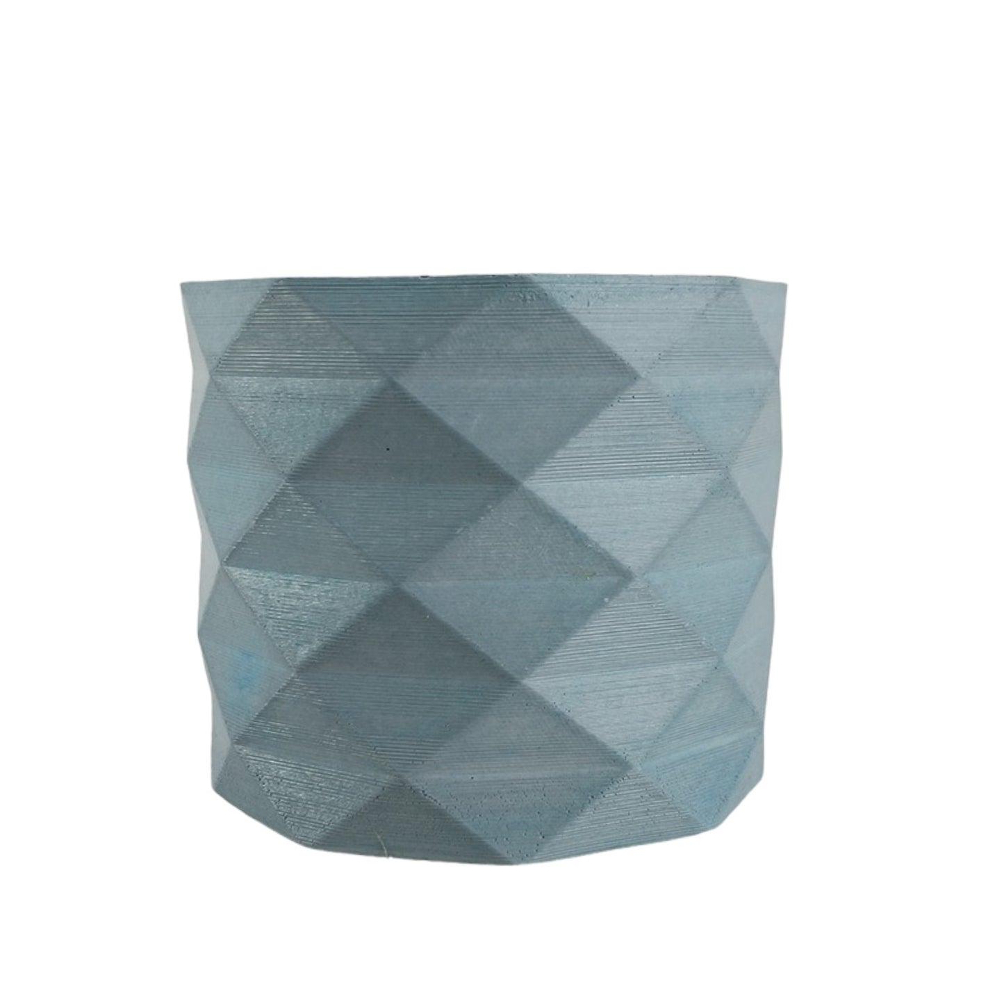 Matera Lira de Cemento 6x6.5 cm Azul Petróleo