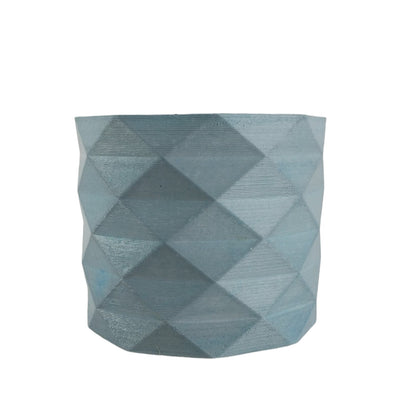 Matera Lira de Cemento 6x6.5 cm Azul Petróleo