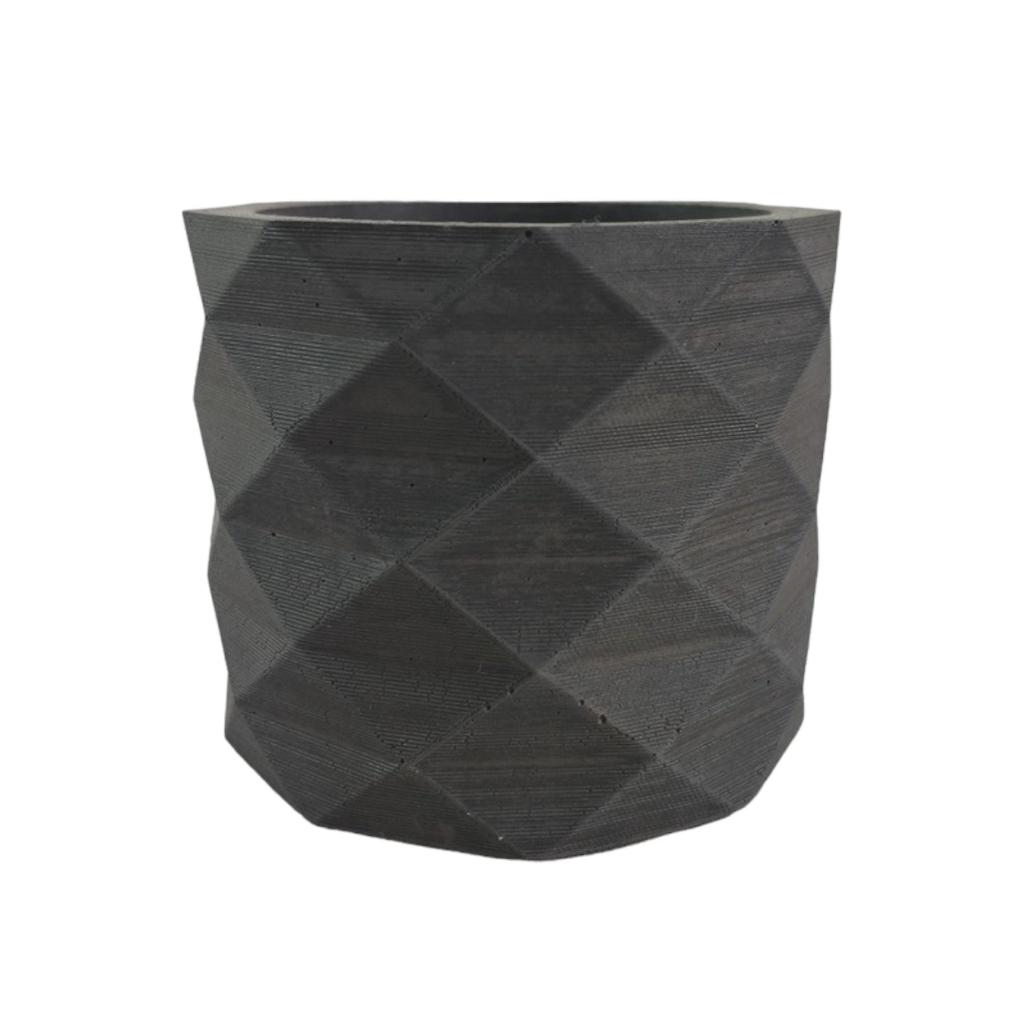 Matera Lira de Cemento 6x6.5 cm Oscuro