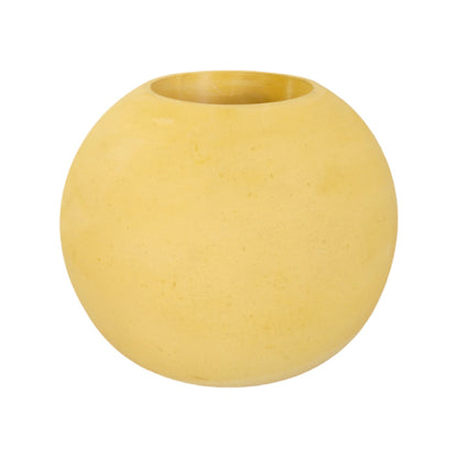 Matera Luna  en cemento 13x7x15 cm Amarillo
