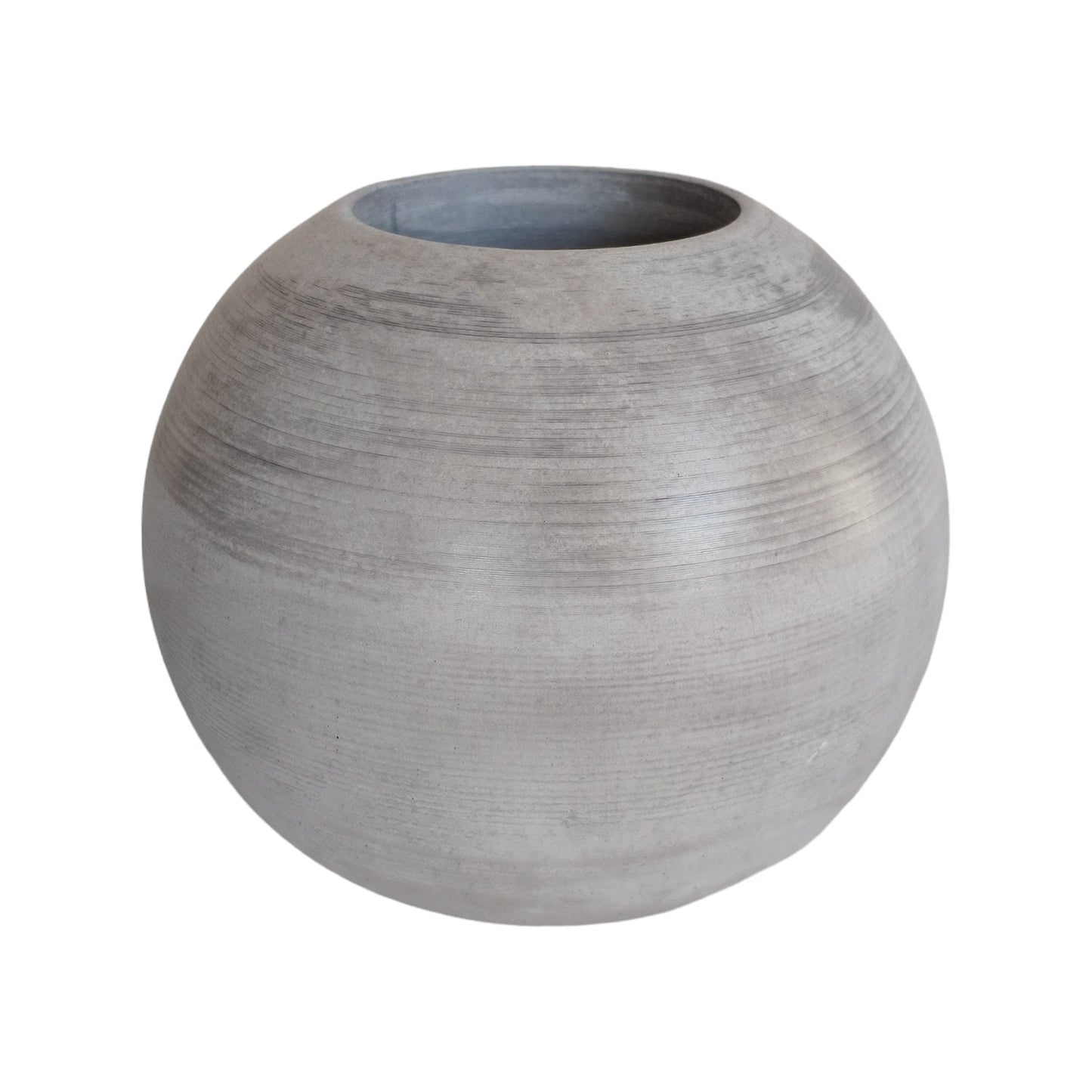Matera Luna  en cemento 13x7x15 cm Gris