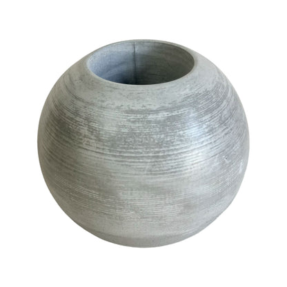 Matera Luna  en cemento 13x7x15 cm Gris