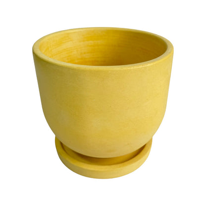 Matera María en cemento 13x15x cm Amarillo