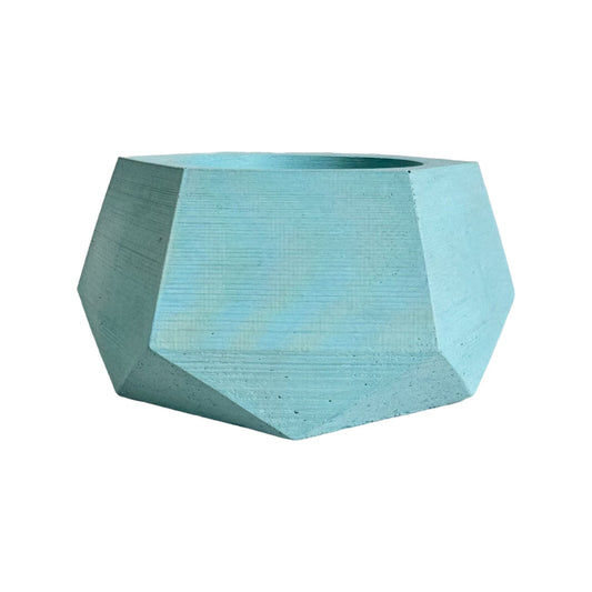 Matera Jade de cemento 10x6.5x14 cm Aguamarina