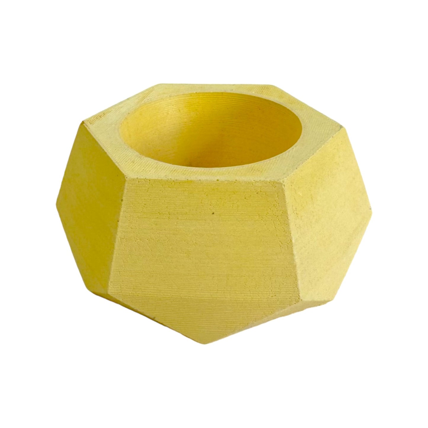 Matera Jade de cemento 10x6.5x14 cm Amarillo