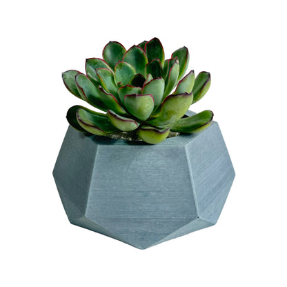 Matera Jade de cemento 10x6.5x14 cm Azul Petróleo