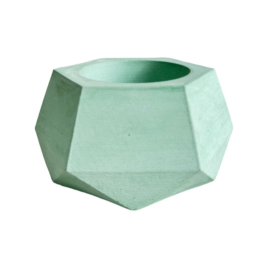 Matera Jade de cemento 10x6.5x14 cm Menta