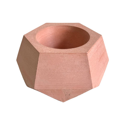 Matera Jade de cemento 10x6.5x14 cm Palo de rosa