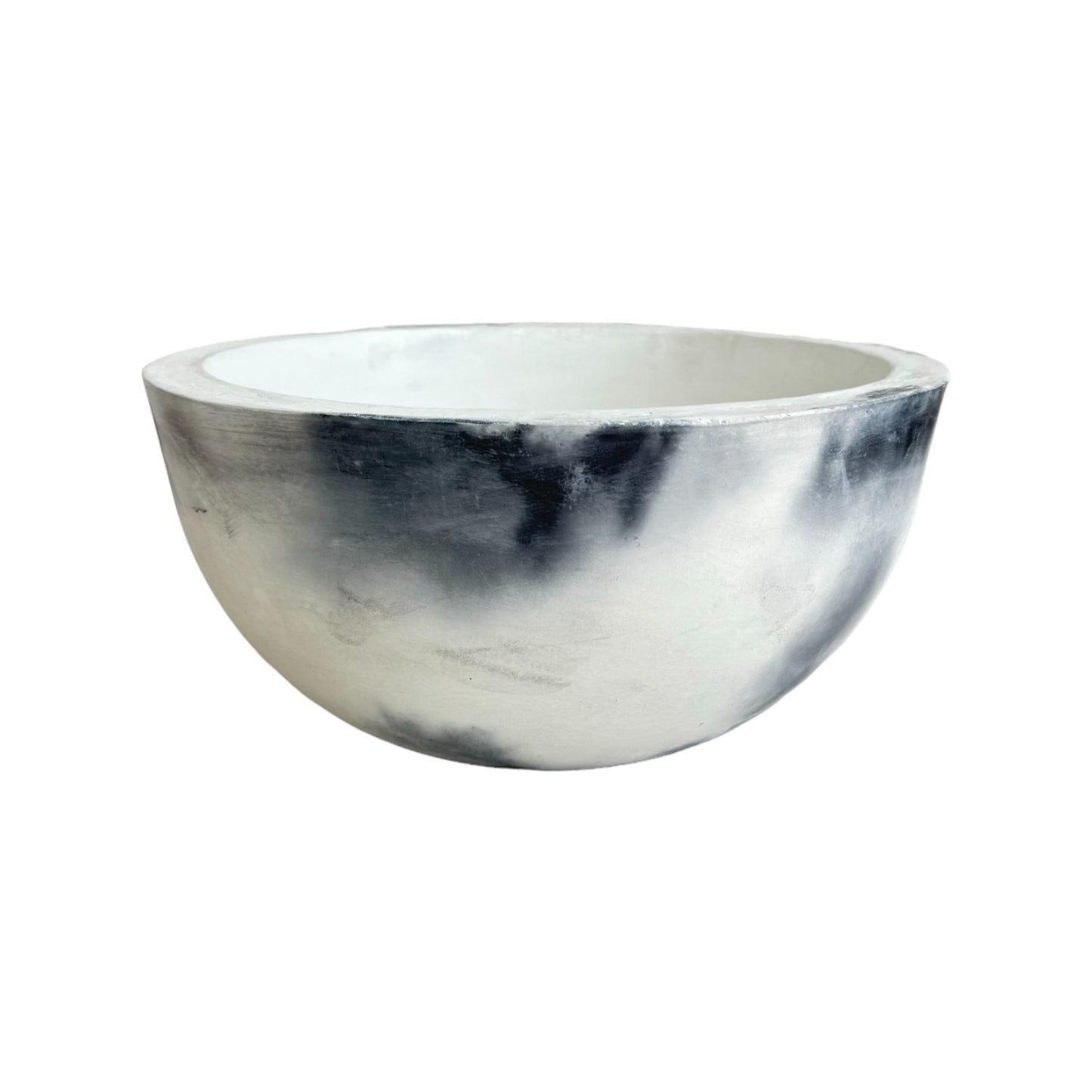 Matera Bowl Álora de cemento 29x14 cm Mármol negro