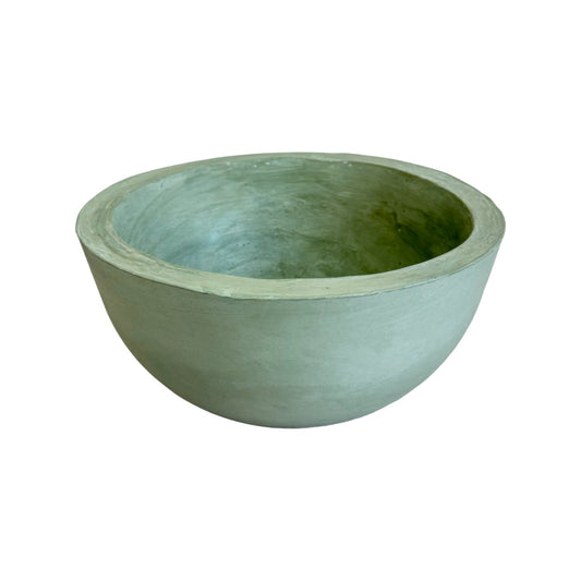 Matera Bowl Álora de cemento 29x14 cm Oliva