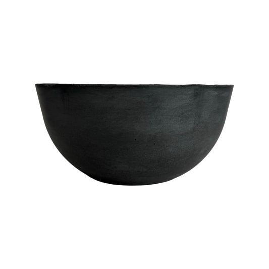 Matera Bowl Álora de cemento 29x14 cm Oscuro
